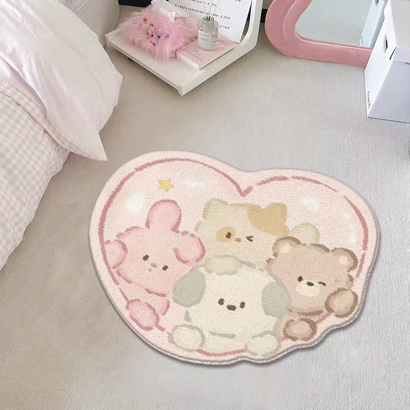 Adorable Cartoon Bear Area Rug | Thrascher