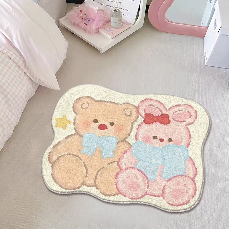 Adorable Cartoon Bear Area Rug | Thrascher