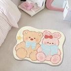 Adorable Cartoon Bear Area Rug | Thrascher