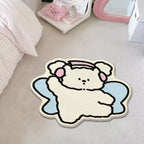 Adorable Cartoon Bear Area Rug | Thrascher