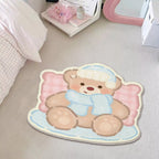 Adorable Cartoon Bear Area Rug | Thrascher