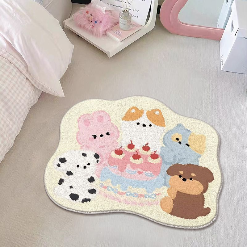 Adorable Cartoon Bear Area Rug | Thrascher
