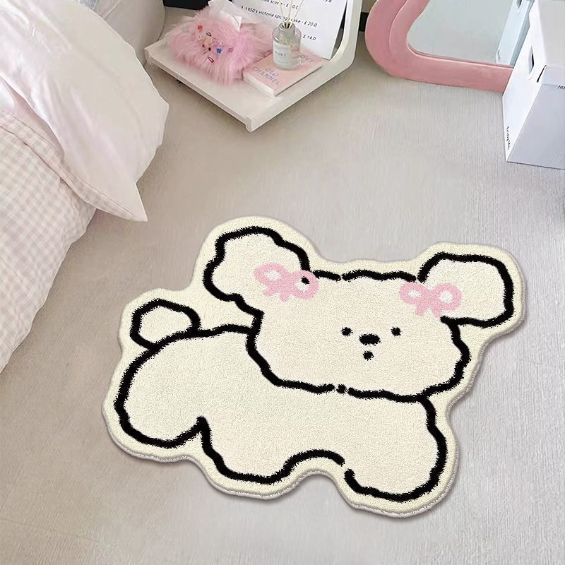 Adorable Cartoon Bear Area Rug | Thrascher