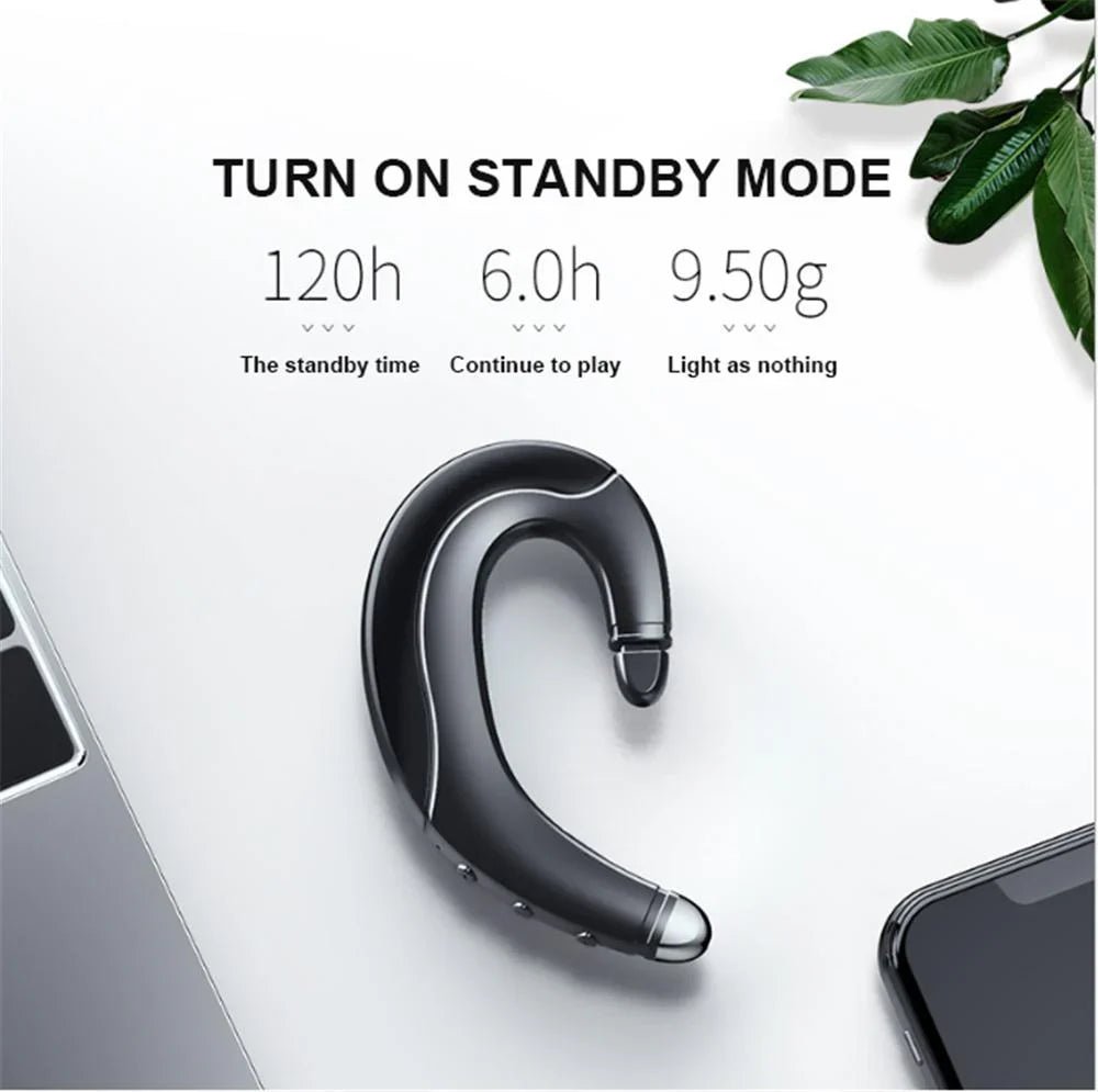 AeroVibe Wireless Bone Conduction Headset with Bluetooth 4.2, view 4