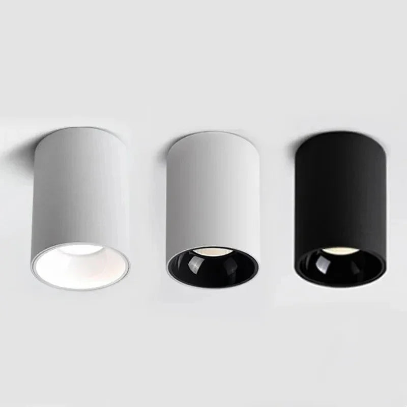Alderfield Black & White Surface Mounted Downlight