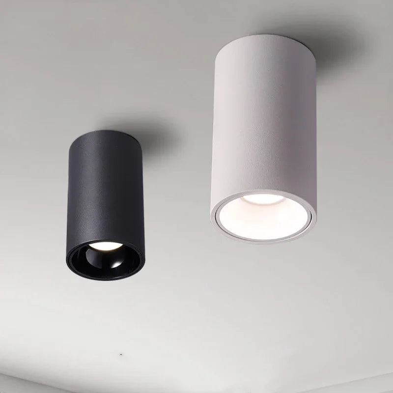 Alderfield Black & White Surface Mounted Downlight