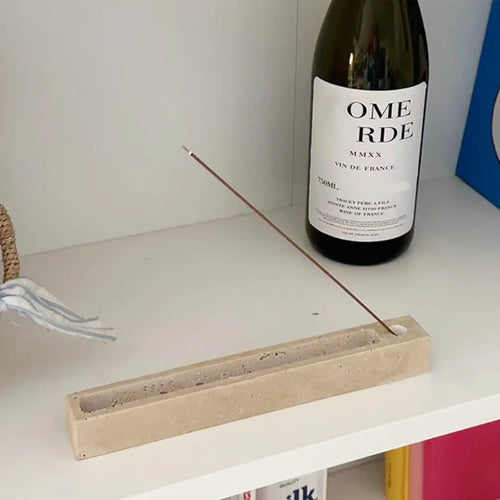 Alnoda Travertine Incense Tray