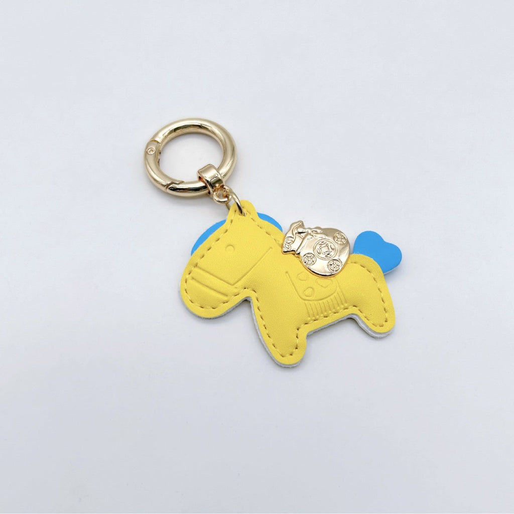 Animal-Shaped Leather Keychain | Thrascher