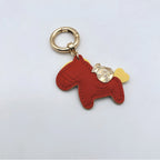 Animal-Shaped Leather Keychain | Thrascher