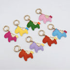 Animal-Shaped Leather Keychain | Thrascher
