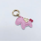 Animal-Shaped Leather Keychain | Thrascher
