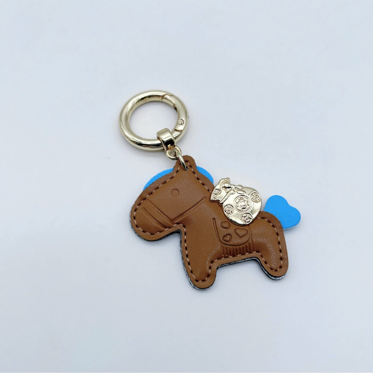 Animal-Shaped Leather Keychain | Thrascher