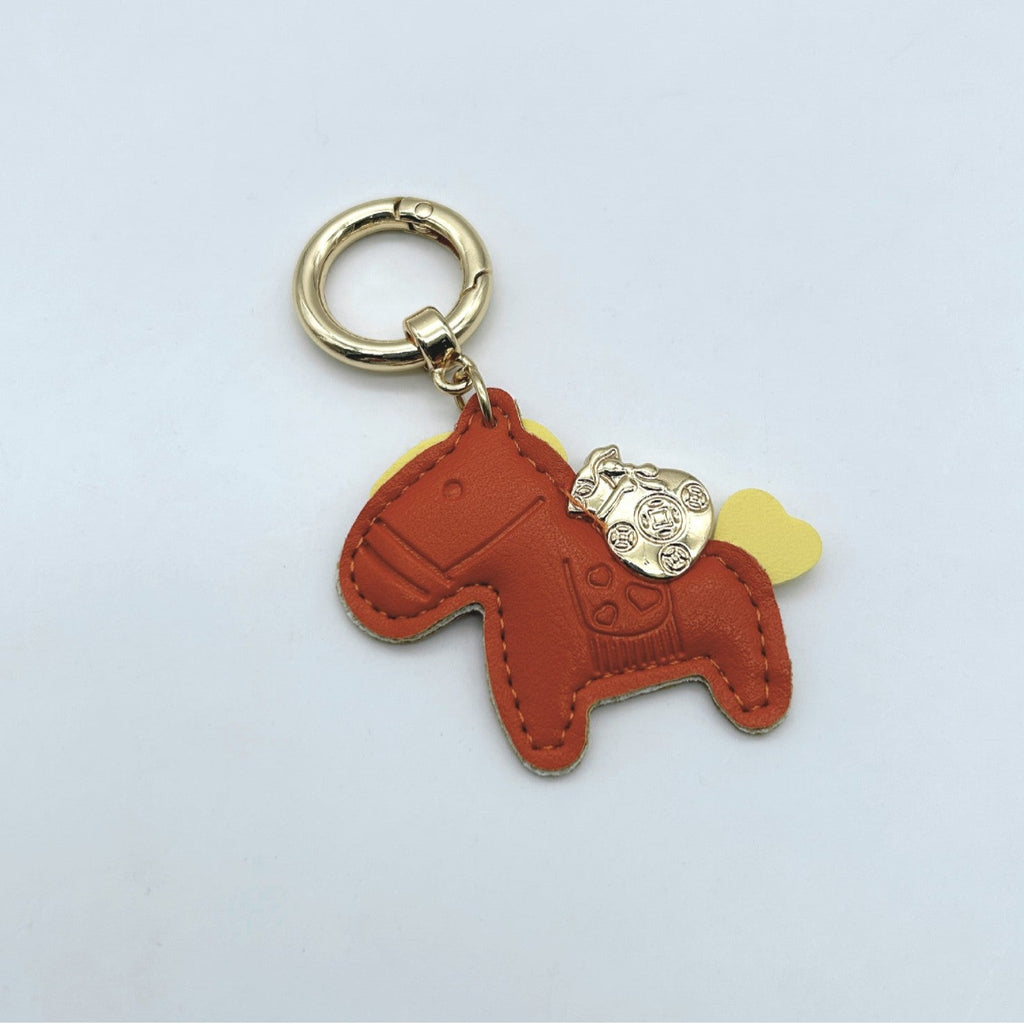 Animal-Shaped Leather Keychain | Thrascher