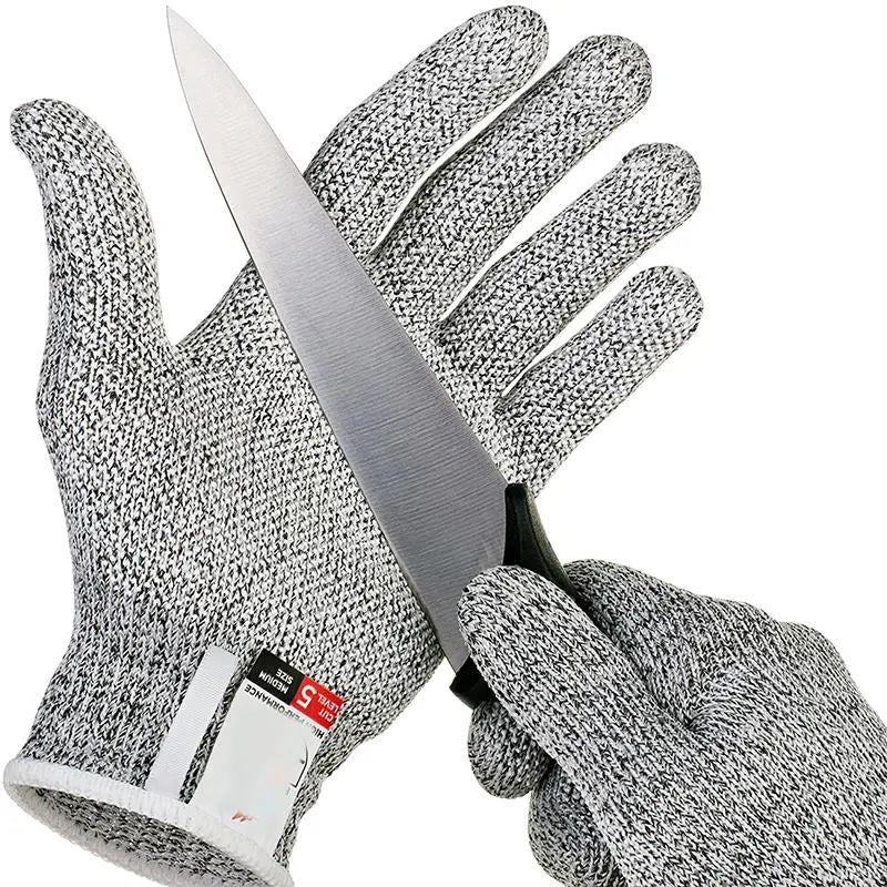 Cut-Resistant Work Gloves for Kitchen and Woodworking