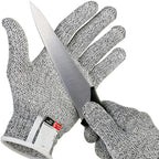Cut-Resistant Work Gloves for Kitchen and Woodworking