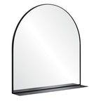 Arch-Shaped Decorative Wall Mirror with Shelf | Thrascher