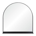 Arch-Shaped Decorative Wall Mirror with Shelf | Thrascher