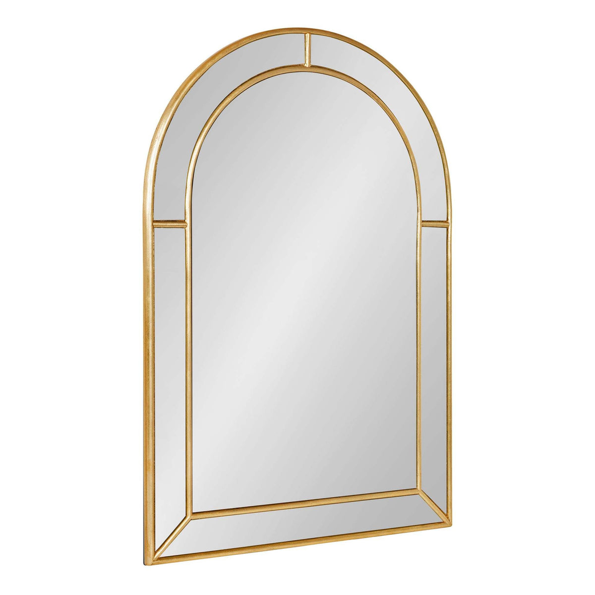 Arched Decorative Wall Mirror Glass Metal | Thrascher