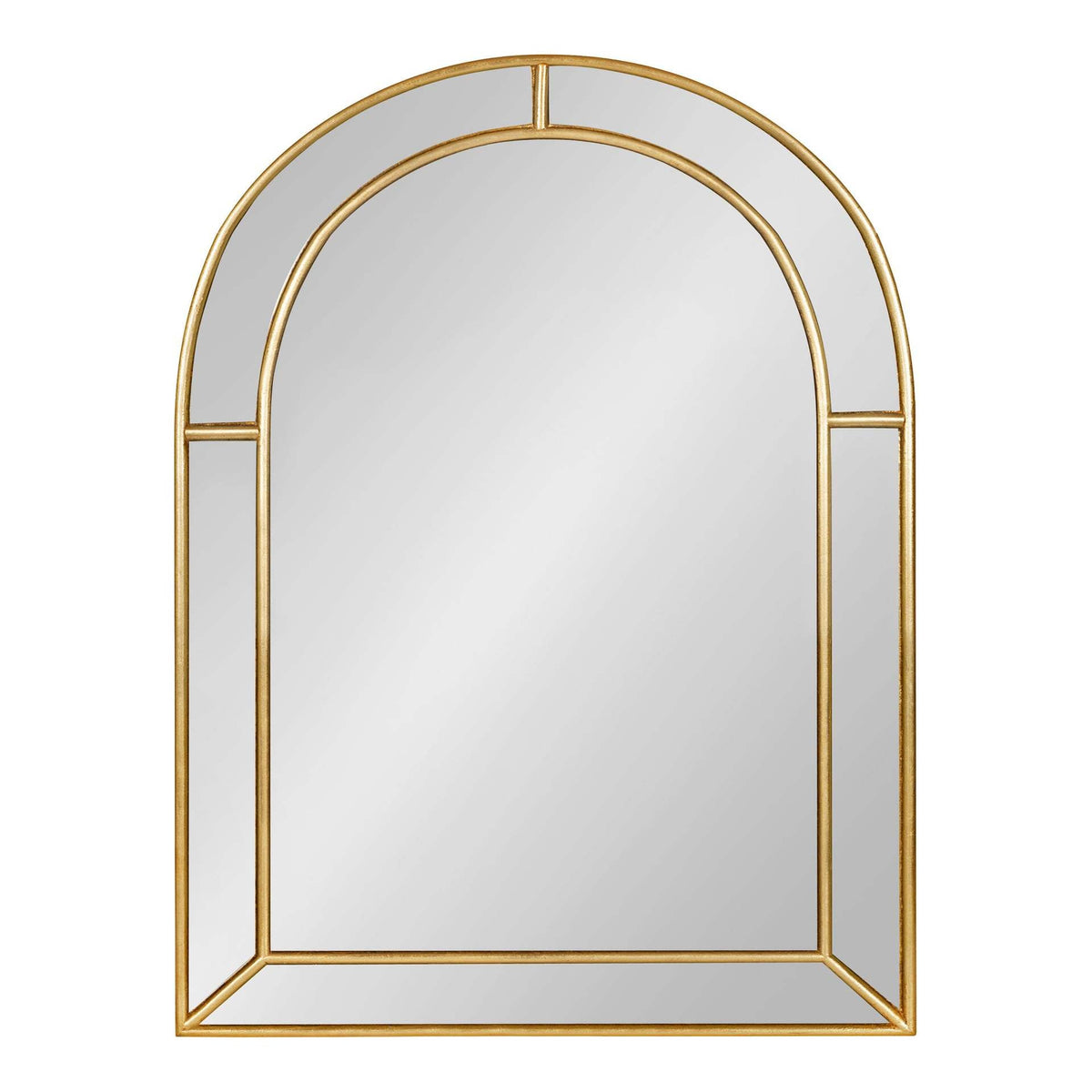 Arched Decorative Wall Mirror Glass Metal | Thrascher