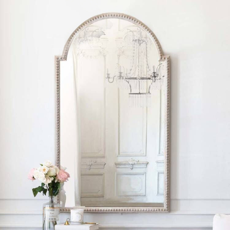 Arched Elegant Framed Wall Mirror | Thrascher