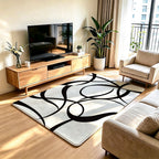 Area Rug Gray Blue | Thrascher
