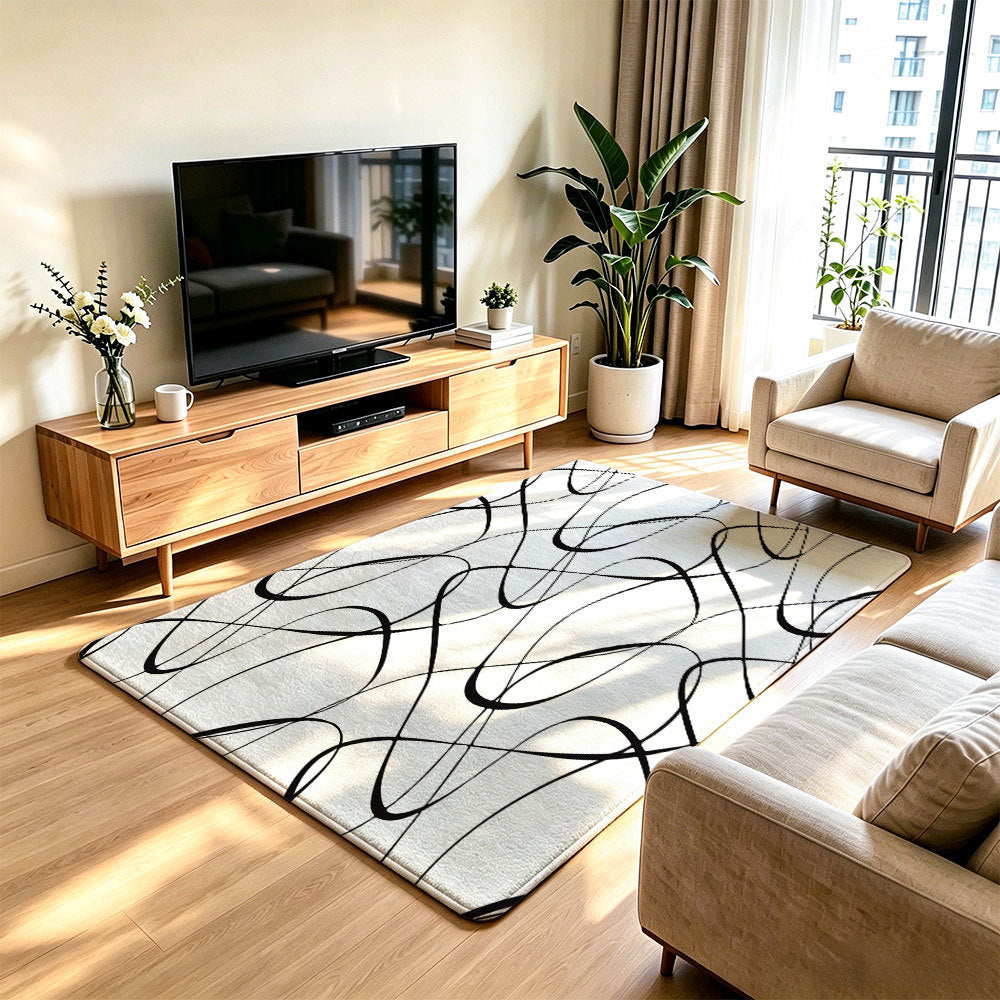 Area Rug Gray Blue | Thrascher