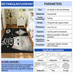 Area Rug Soft Textile | Thrascher