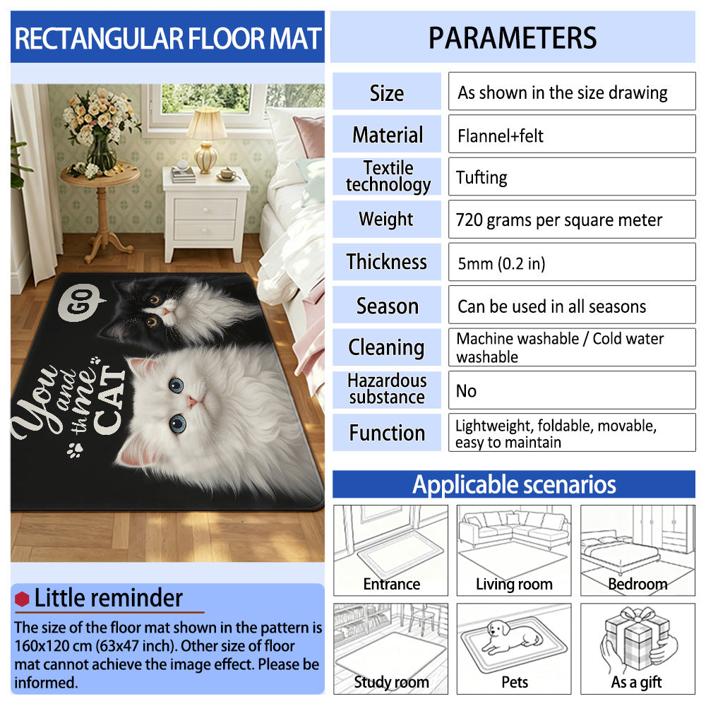 Area Rug Soft Textile | Thrascher