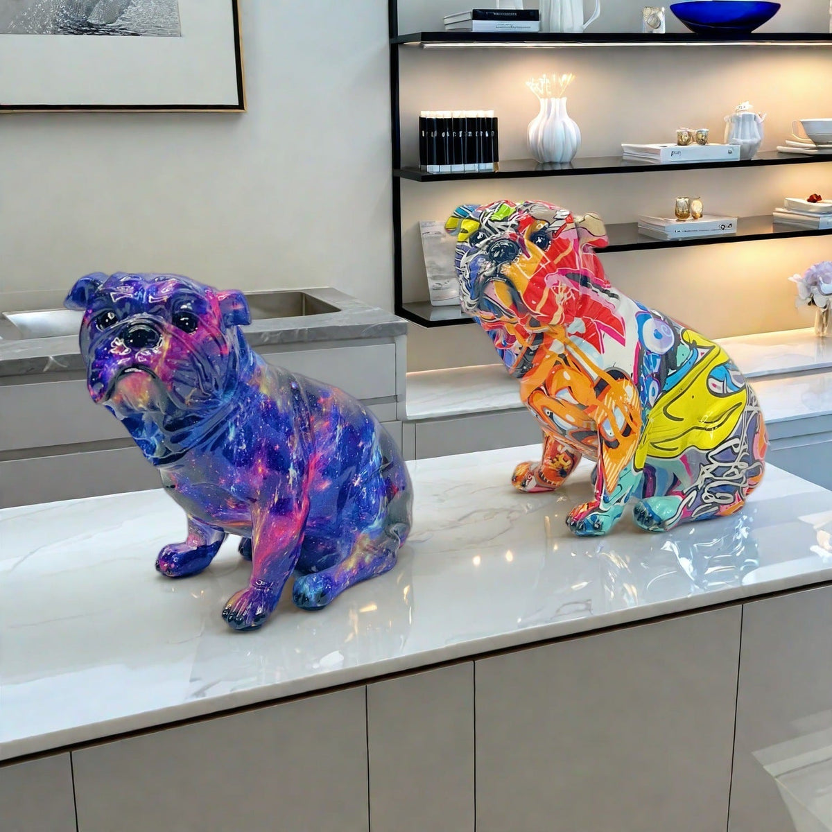 Artful Bulldog Figurine | Thrascher