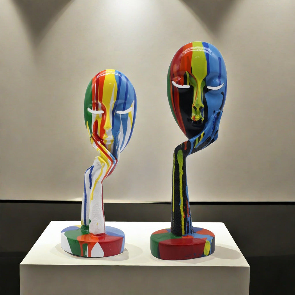Artful Decoration in the Form of a Contemplative Figure | Thrascher
