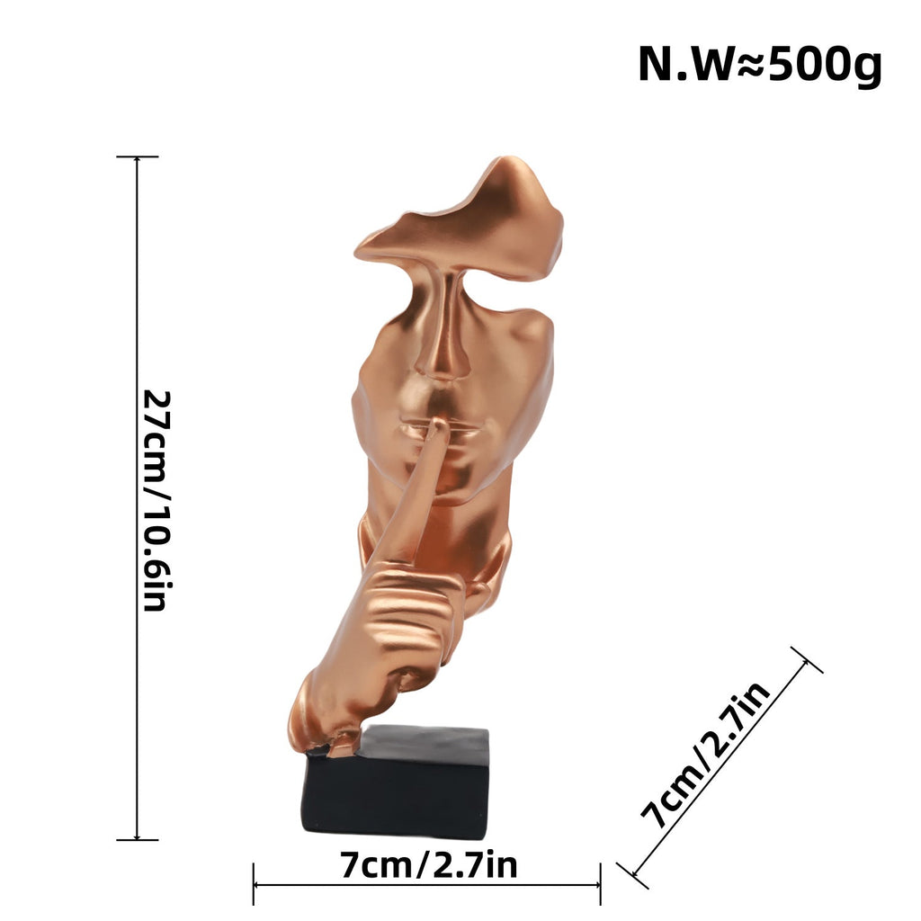 Artful Figure with Shy Girl Motif | Thrascher