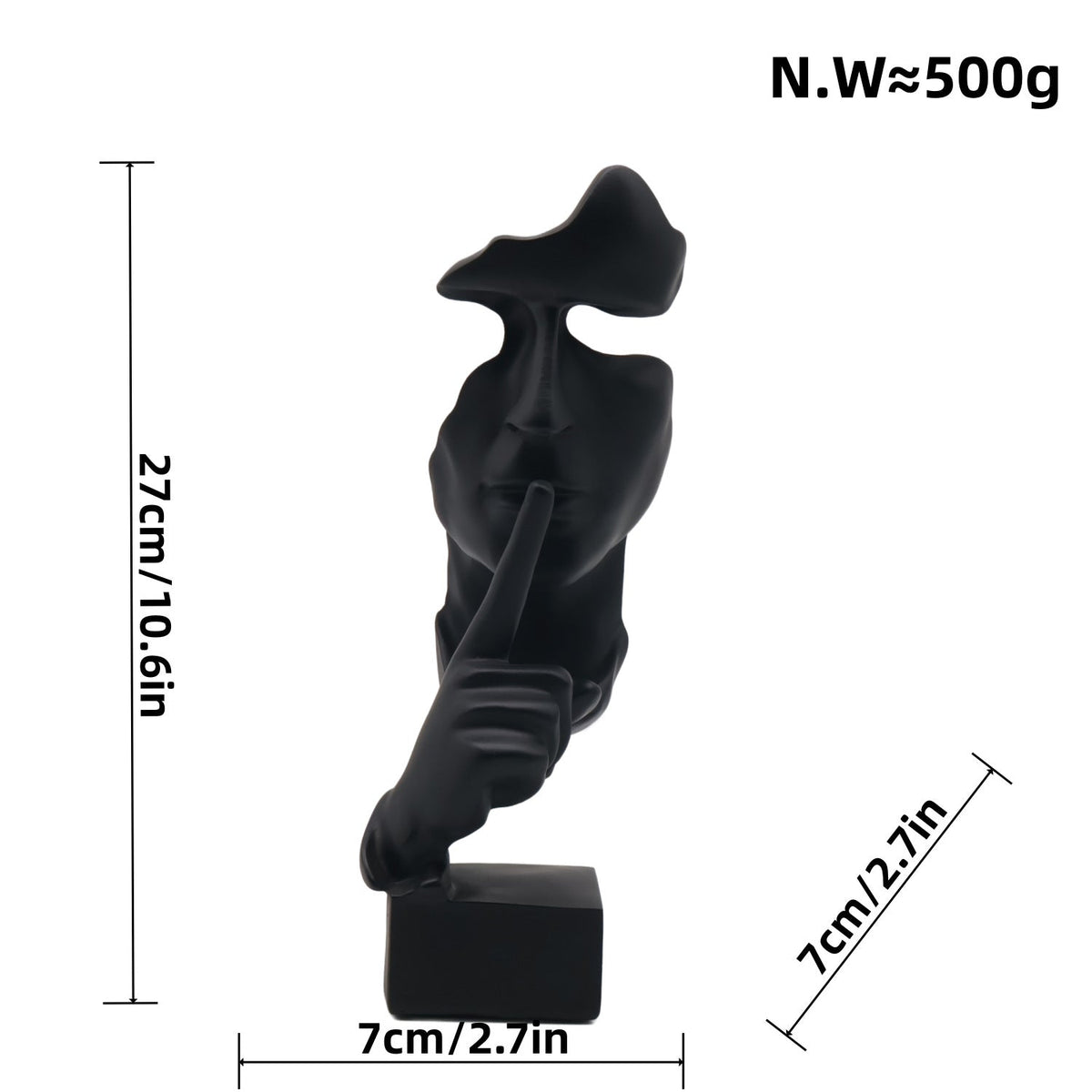 Artful Figure with Shy Girl Motif | Thrascher