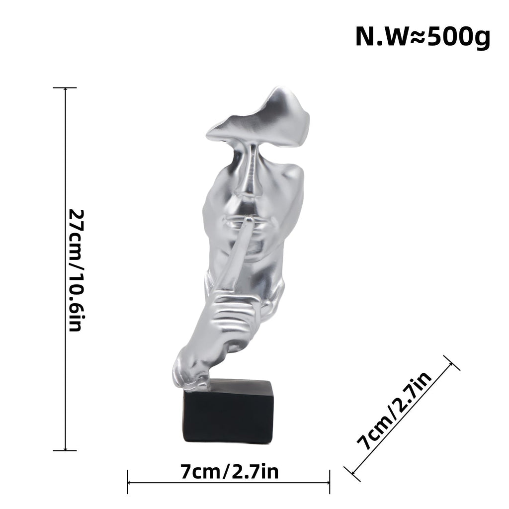 Artful Figure with Shy Girl Motif | Thrascher