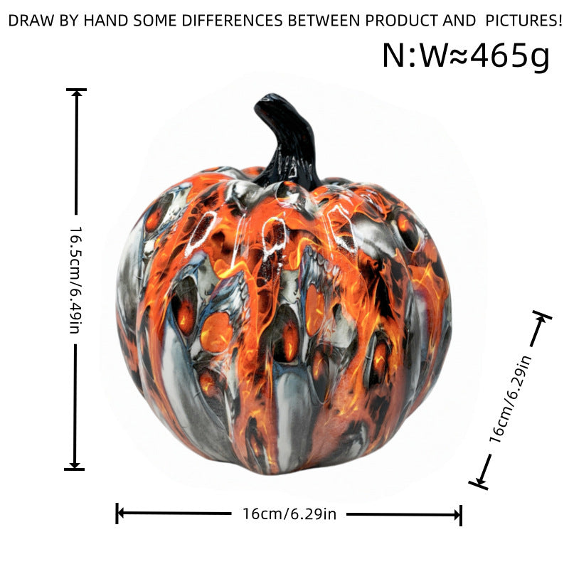 Artful Halloween Pumpkin Figure | Thrascher