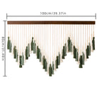 Artful Macrame Wall Hanging with Gradient and Elegant Tassels | Thrascher