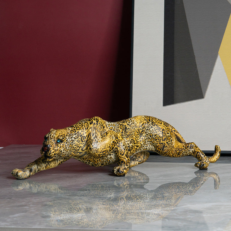 Artful Panther Sculpture made by Hand | Thrascher