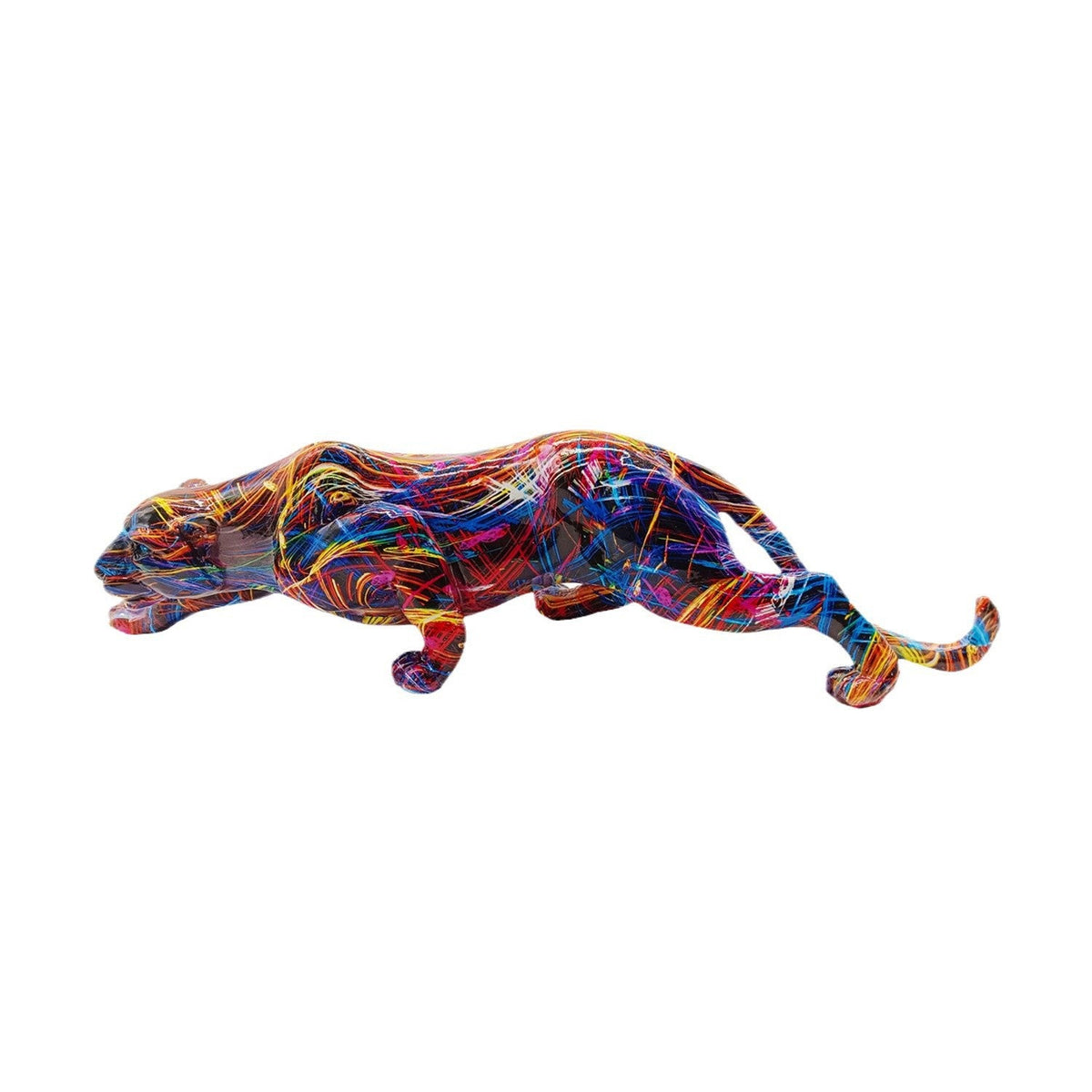 Artful Panther Sculpture made by Hand | Thrascher
