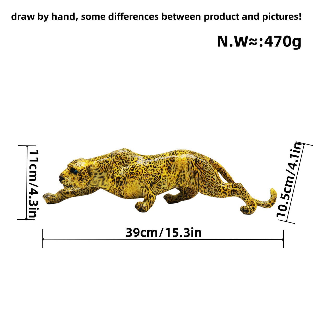 Artful Panther Sculpture made by Hand | Thrascher