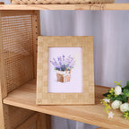 Artful Picture Frame made of Natural Rattan | Thrascher