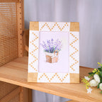Artful Picture Frame made of Natural Rattan | Thrascher