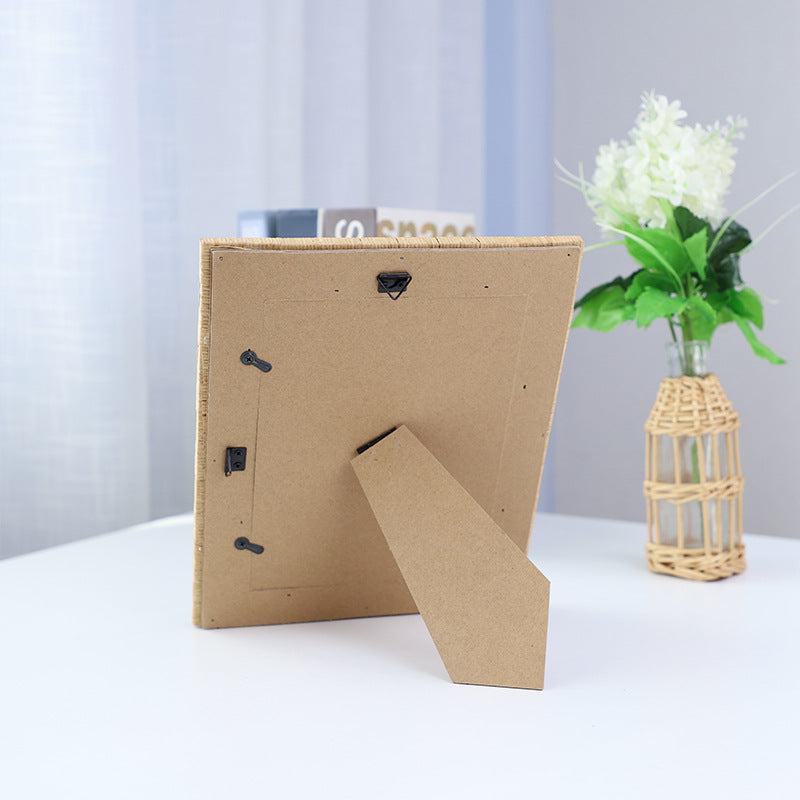 Artful Picture Frame made of Natural Rattan | Thrascher