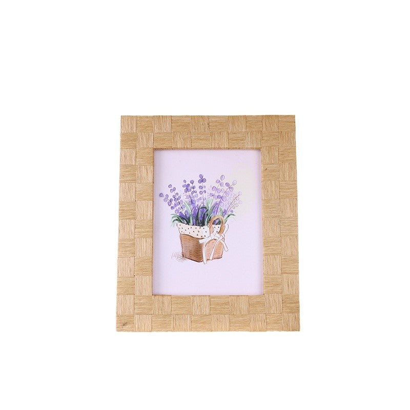 Artful Picture Frame made of Natural Rattan | Thrascher