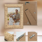 Artful Picture Frame made of Woven Natural Material | Thrascher