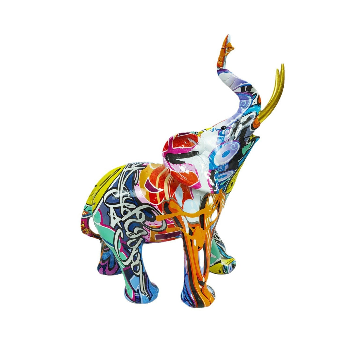 Artfully Designed Elephant Figure | Thrascher