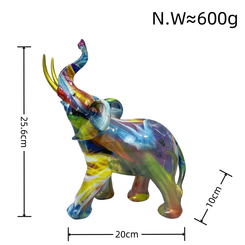 Artfully Designed Elephant Figure | Thrascher