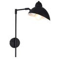 Articulated Wall Lamp with Curved Arm and Adjustable Bell Shade | Thrascher
