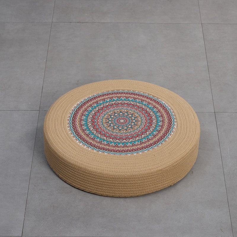 Artificial Leather Pouf | Thrascher