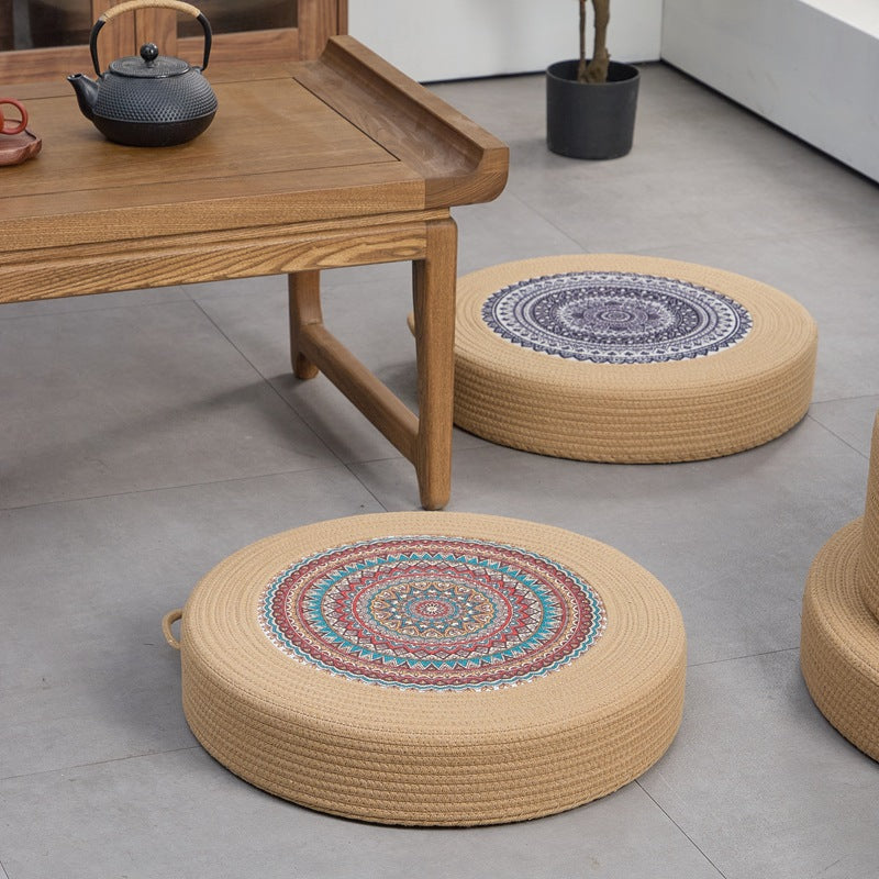 Artificial Leather Pouf | Thrascher