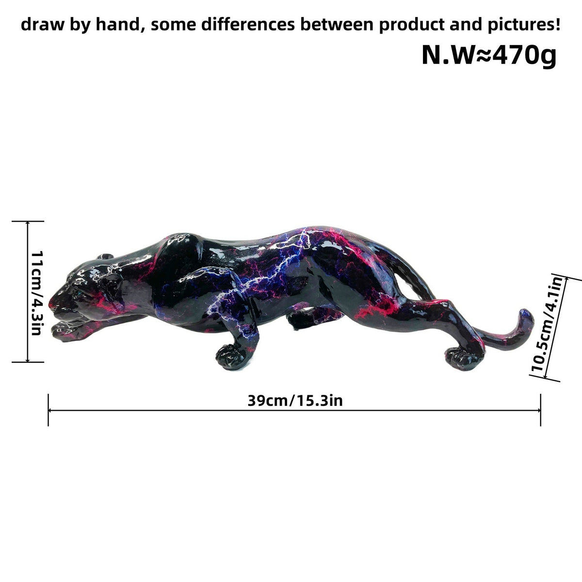 Artistic and Colorful Animal Figure in Panther Shape | Thrascher