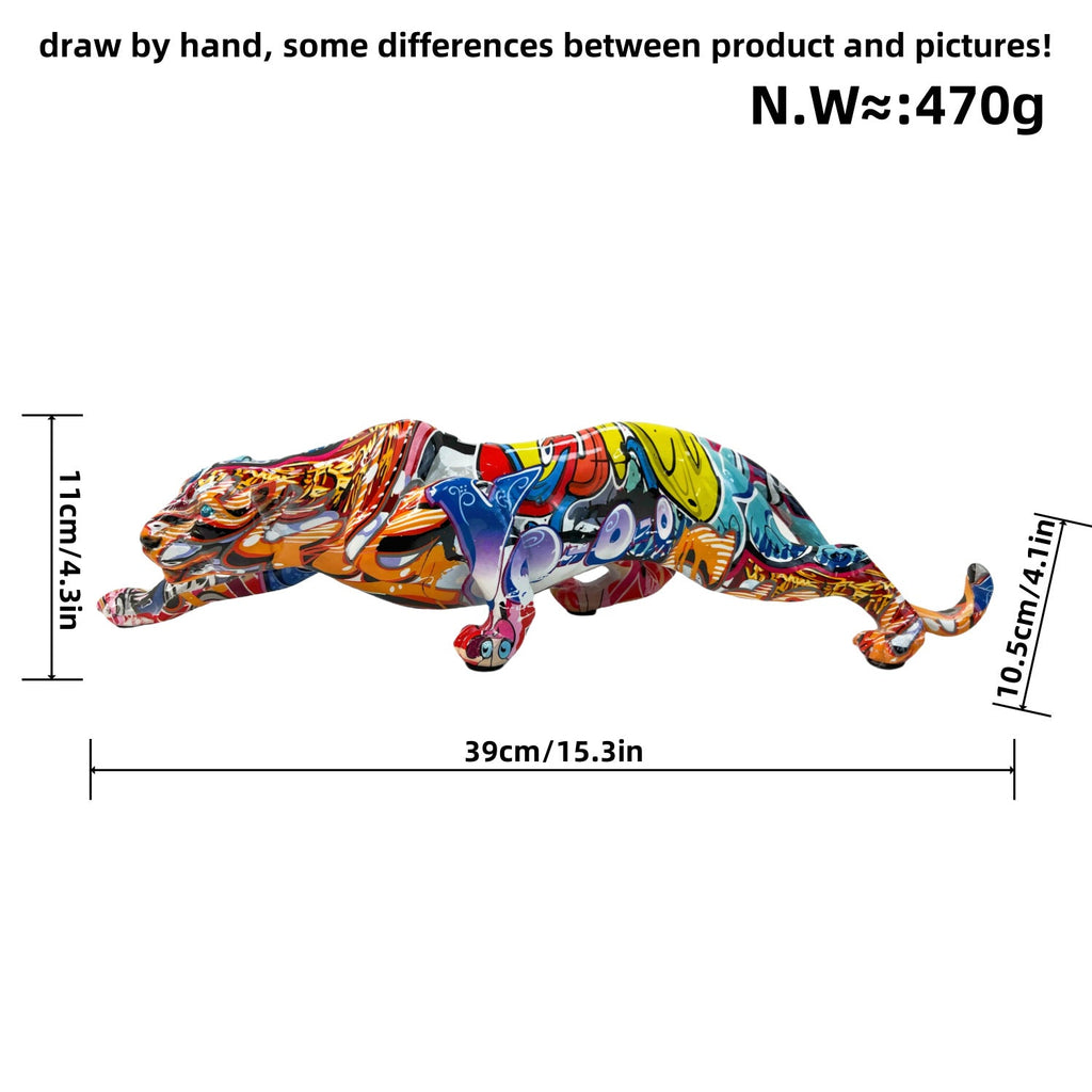 Artistic and Colorful Animal Figure in Panther Shape | Thrascher